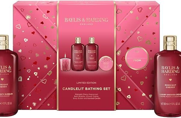Gift Wrapped Candlelit Bathing Gift Set